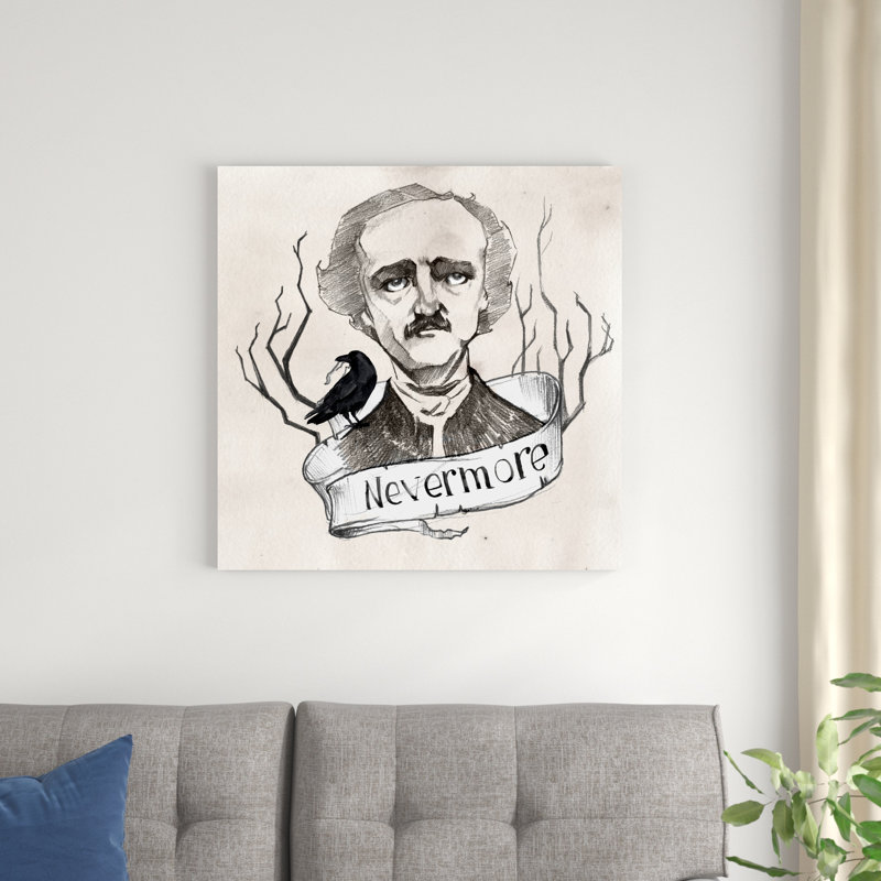 «Nevermore I» par Jennifer Paxton Parker - reproduction d'art sur toile tendue, H 30 po x l 30 po