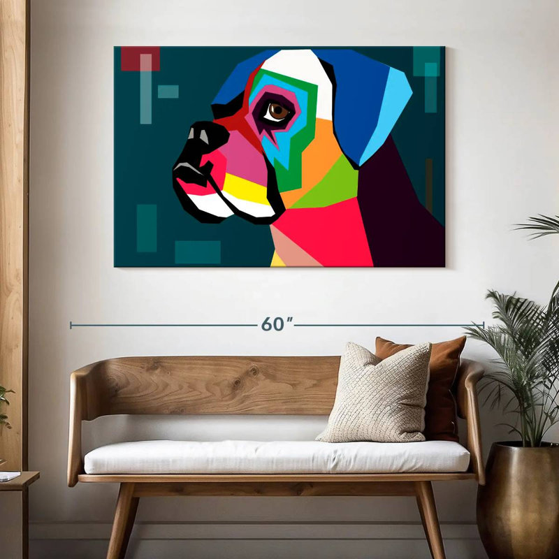 Brampt Boxer, 32" H x 48" W