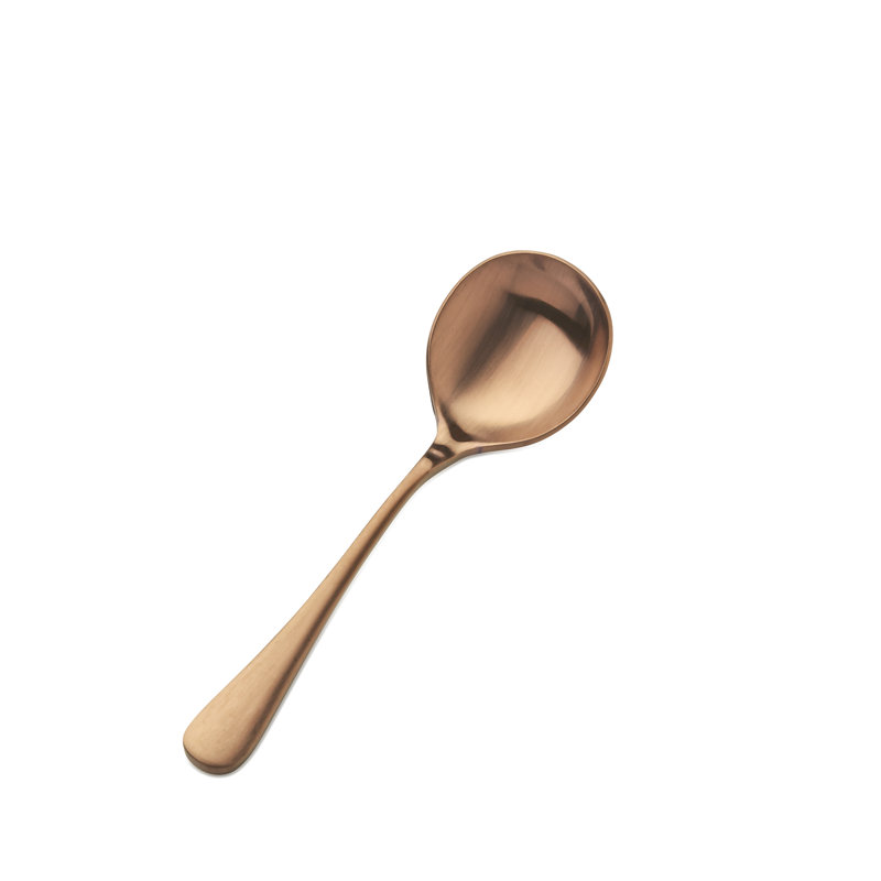 Cuillère à soupe en acier inoxydable 18/10 Como, Mate or rose
