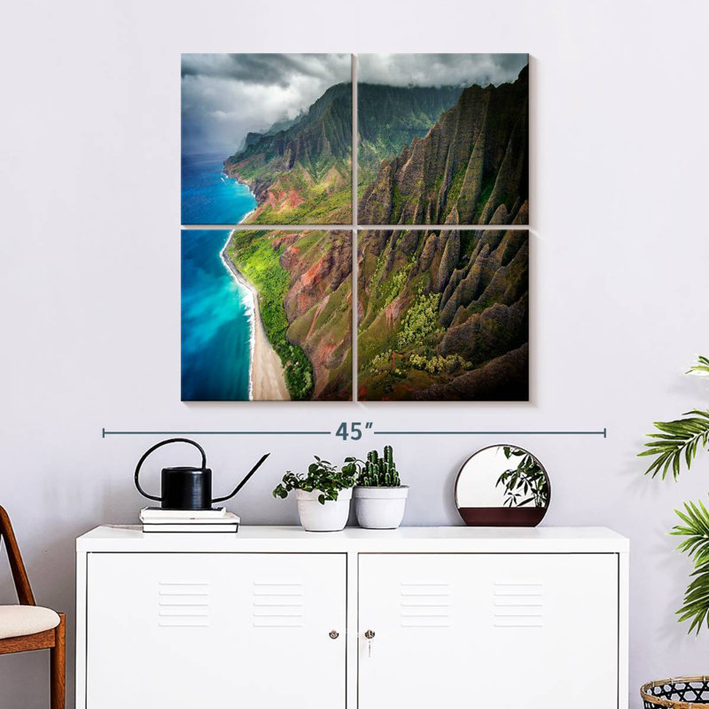 Na Pali Coastline, 32" H x 32" W