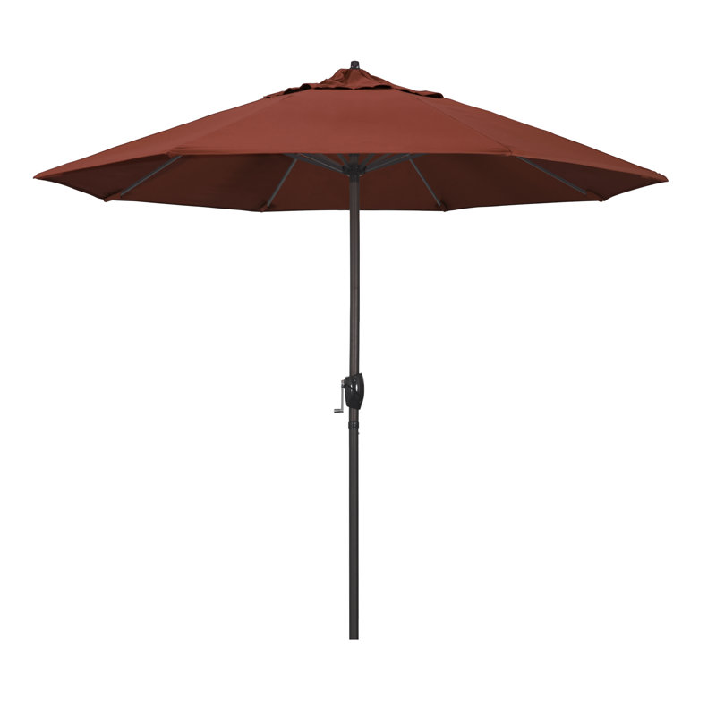 Parasol 9 pi Mira Sunbrella® Mira, Toile toile terre cuite Sunbrella®