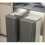 Maxhold Dual-Row Pull-Out Pants Rack