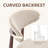 Chaise de salle à manger Vannie rembourrée en bois massif-740472941