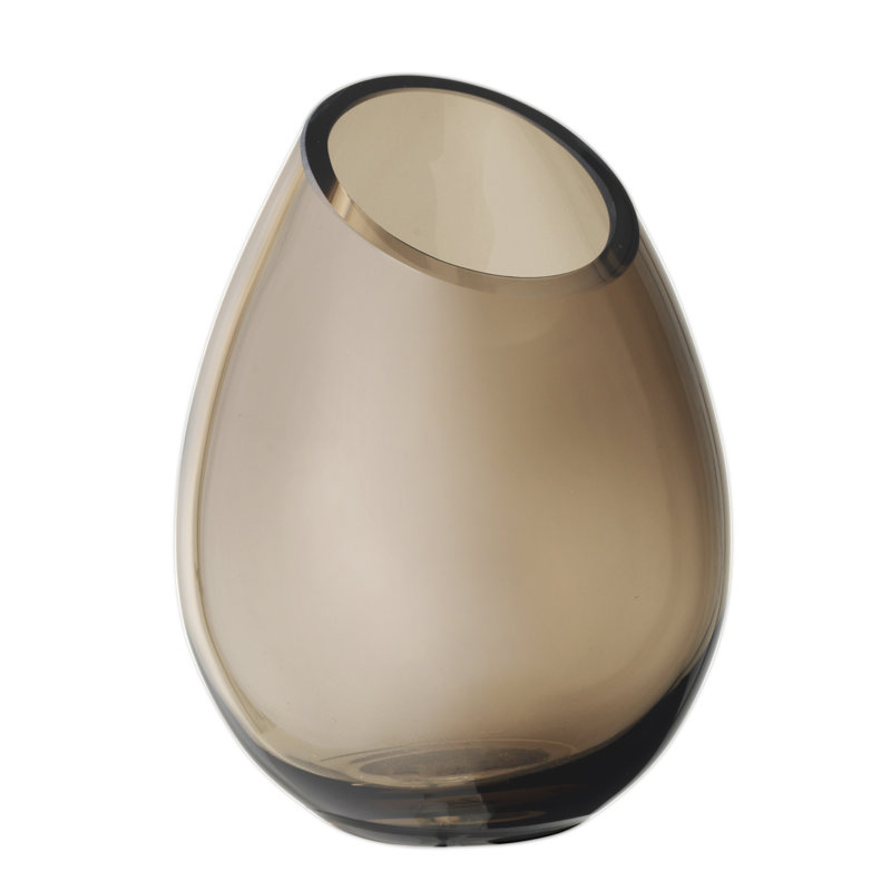 Elegance Drop Handcrafted Glass Table Vase with Novelty Shape