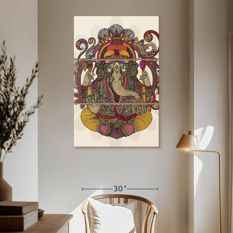 Couleurs Adella Ganesha, H 65 po x l 42 po