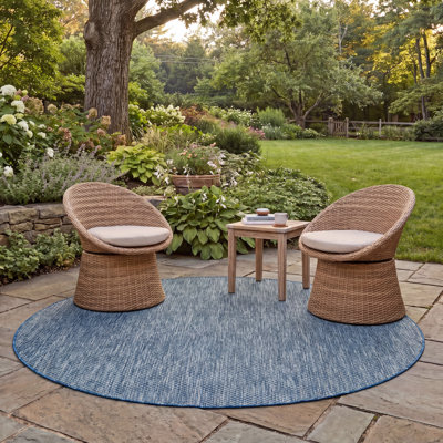 Herzberg Mull Gray Area Indoor/Outdoor Area Rug