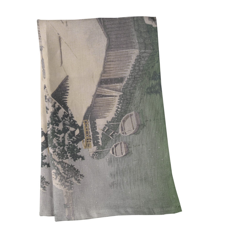 Tea Towel Kitchen Towel, Poly Twill, Green