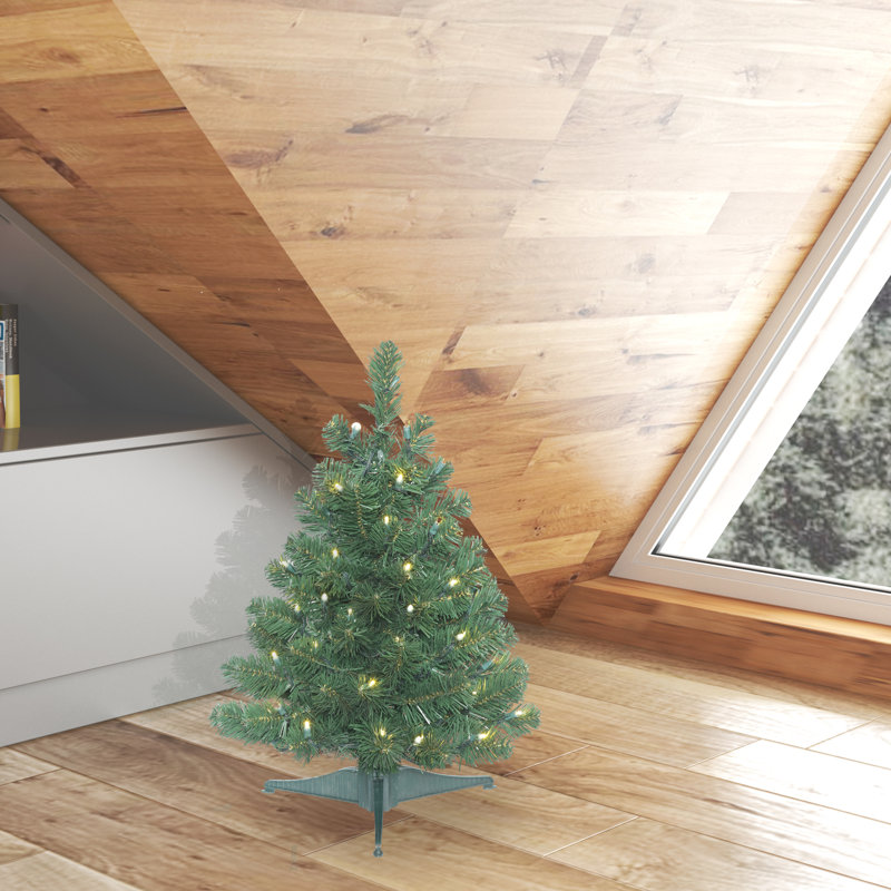 Oregon Fir Slim Artificial Christmas Tree, Unlit, 26" H