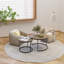 Ensemble de 2 tables basses gigognes