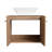 Almallah 23.64'' Single Bathroom Vanity with Ceramic Top