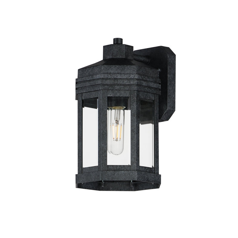 Wright-Outdoor Wall Mount, 12.25" H x 7" W x 8" D