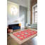 Tapis unique en laine noué à la main 8 pi 4 po x 10 pi 1 po New Age de couleur crème / rouge / bleu Aluesi