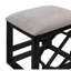 Ensemble de bureau et tabouret 3 pièces Bureau à roulettes avec roulettes, 2 ports de chargement-1676735730