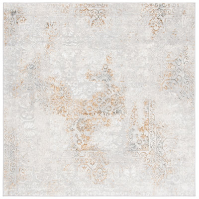 Tapis oriental gris / or Calhoune
