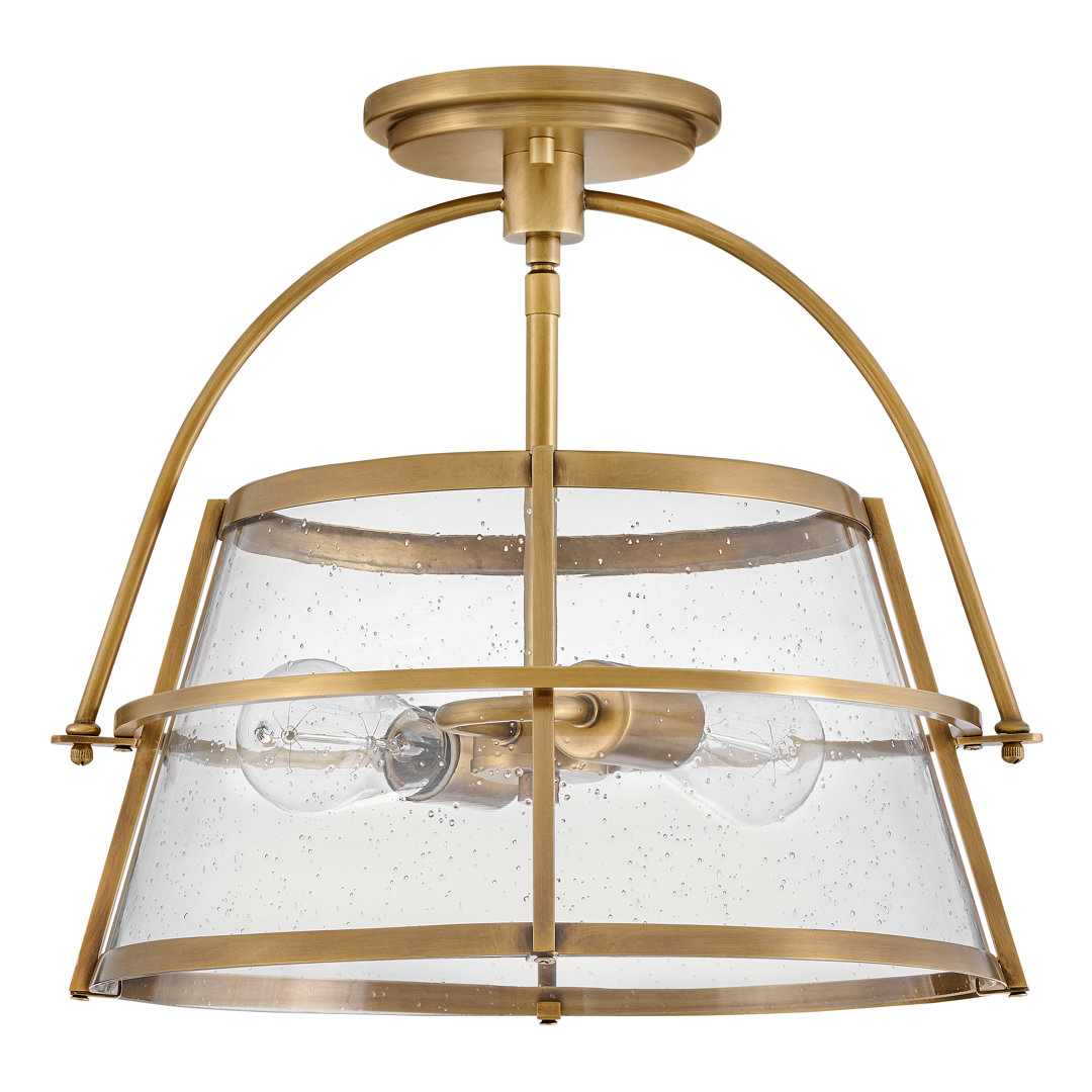 Tournon Glass Semi Flush Mount Hinkley Fixture 