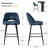 Jayden 26.5'' Upholstered Counter Stool-403346005