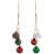 Brun / rouge / vert / blanc