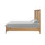 Lit double de style campagnard avec tête de lit en planches et fabrication en bois durable pour une élégance intemporelle-949424336