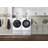 7.4 cu. ft. Ultra Large Capacity Smart Front Load Gas Energy Star Dryer with Sensor Dry & Steam Technology-93617764-93617765