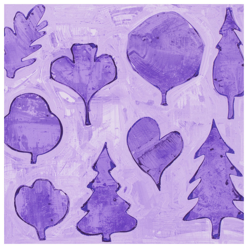 Coussins décoratifs mauves, 18 po x 18 po