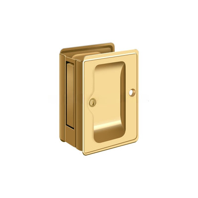 Serrure de poche Deltana SDPA325U26 HD, réglable, passage de 3 1/4 po x 2 1/4 po en chrome poli