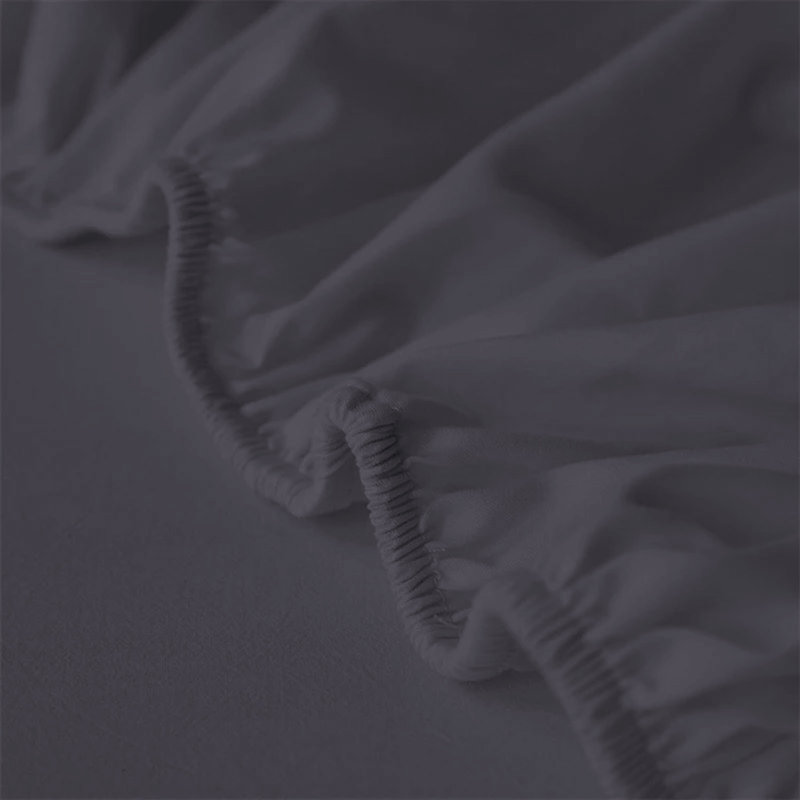Microfiber Premium Quality Deep Hypoallergenic Fitted Sheet 25cm, Super King (6'), Charcoal