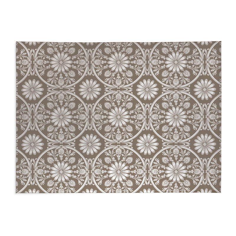 Daisy Tile Indoor Non-Slip Area Rug, Rectangle 8' x 10'