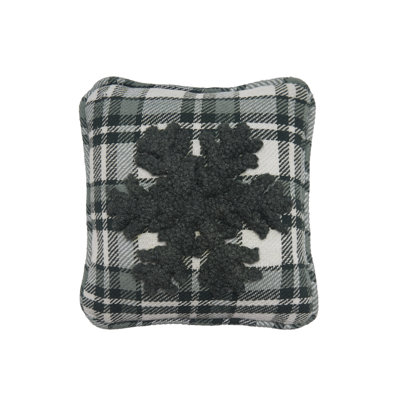 8" x 8" Snowflake Throw Pillow