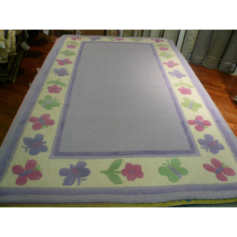 Claro Hand Tufted 80% Wool And 20% Cotton Rug, Rectangle 5' x 8'