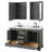 Deborah 60'' Double Bathroom Vanity with Marble Top-23113252-80209520