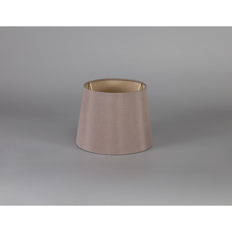 15cm H Silk Drum Pendant Shade ( Clip On ) in Taupe