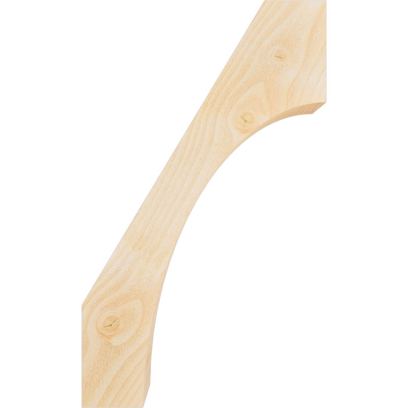 Attelle de genou Westlake, Sapin de Douglas, Scié brut, H 30 po x l 4 po x P 18 po