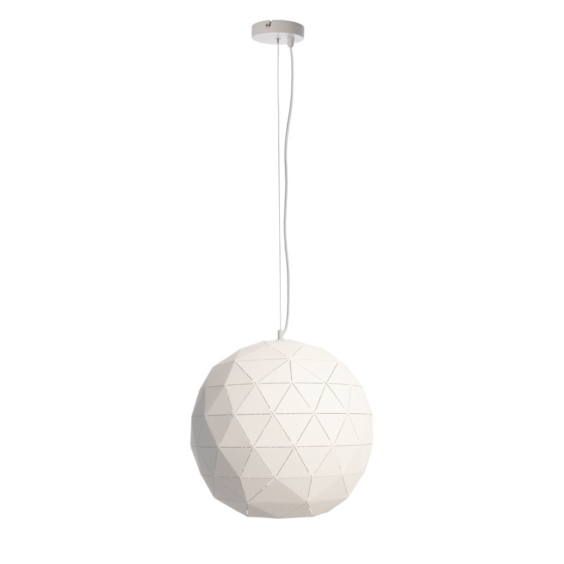 Asterope 3-Light LED Globe Pendant, White