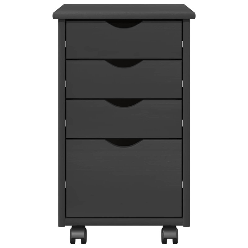 Solid Wood Rectangle Accent Chest, Grey