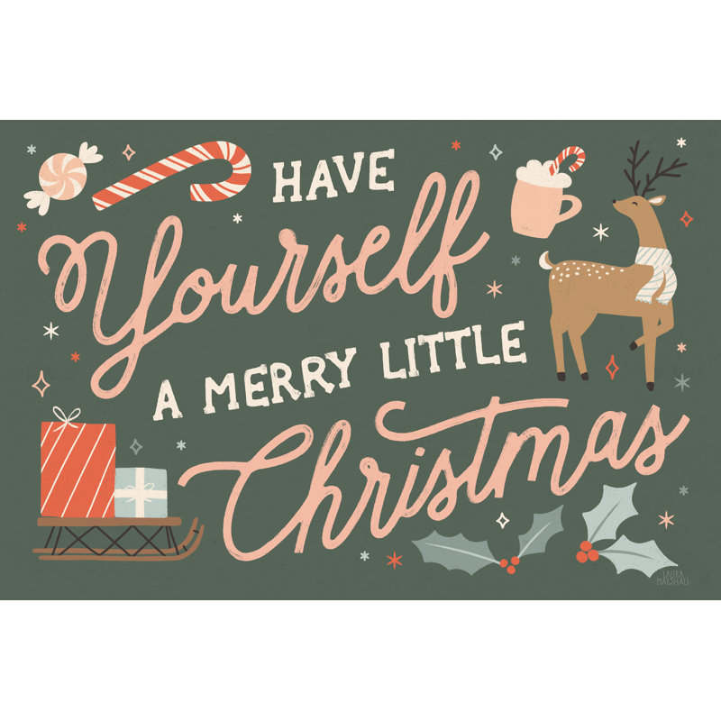 Reindeer Holiday I, H 24 po x l 36 po