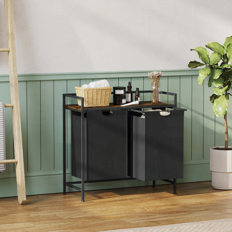 Linen Cabinet, L 28,74 po - noir