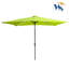 Parasol d'extérieur à DEL solaire 10 x 6,5T avec manivelle et bouton poussoir inclinable pour la cour-714848613