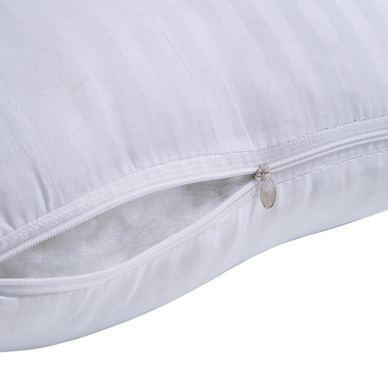 Kahnah Cotton White Bolster Cushion, 42cmH x 70cmW
