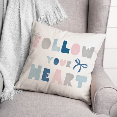  Coussin Suivez votre cœur