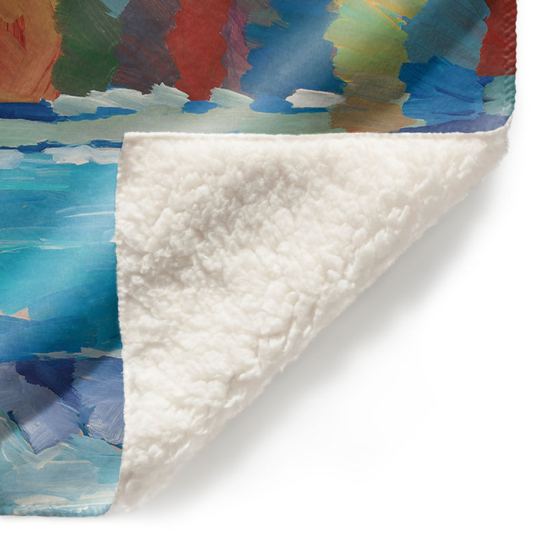 Couverture en sherpa doux gem mountain, l 51 po x L 60 po