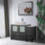 Ensemble de meuble-lavabo simple avec miroir -27042725-116868047