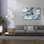 «In The Clouds Indigo and Grey» par Silvia Vassileva, reproduction sur toile tendue-2072373041