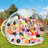 TPU Bubble Balloon House Inflatable Bubble Tent with UL Blower&Pump for Party Total Length 13FT