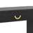 Modern Entryway Console Table With Vertical Ribbed Design, Functional Drawer