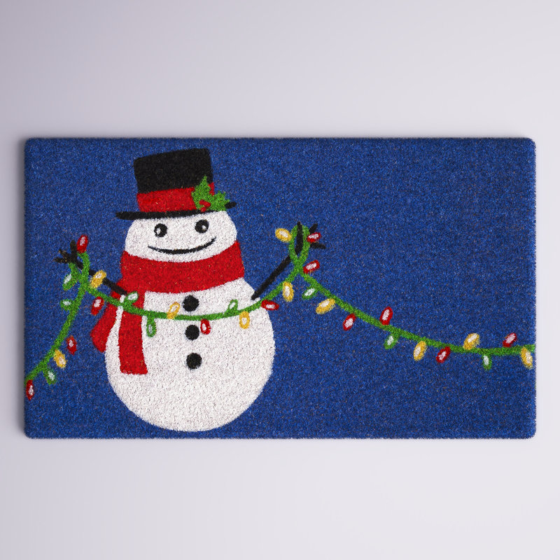 Poppe Non-Slip Christmas Outdoor Doormat
