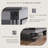 Nightstand With 4-in-1 Charging Station, 2 Drawers & Open Shelf, Vintage Style-1048107956