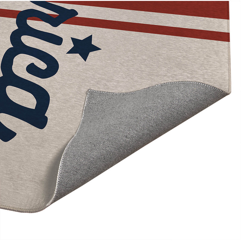 Tapis de cuisine America, Ivoire ivoire, Rectangle 5 pi x 7 pi