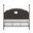 Marinez Upholstered Metal Standard Bed-1574542607