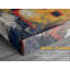 Impression sur toile, art mural texturé industriel, décoration de bureau rouge et bleu-1473864980