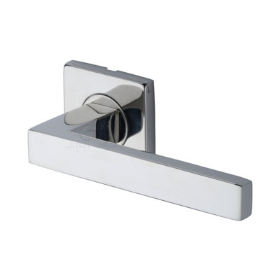 Heritage Brass Latitude Lever On Square Rose